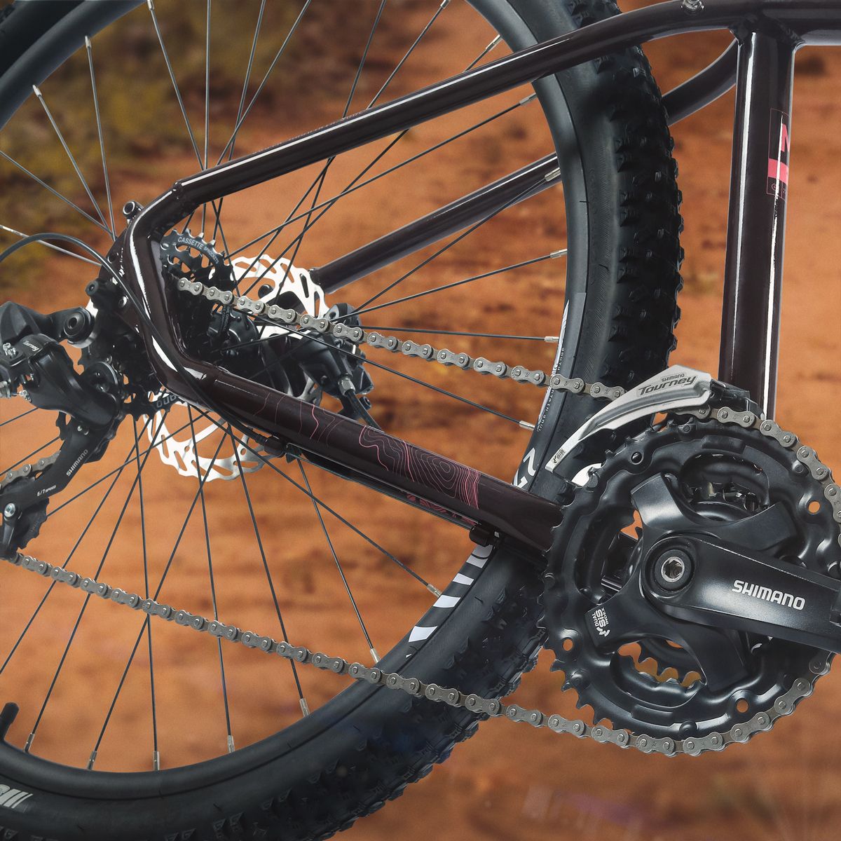 Oxford Bicicleta Aro 29 Aura 5 Burdeo - Rideshop