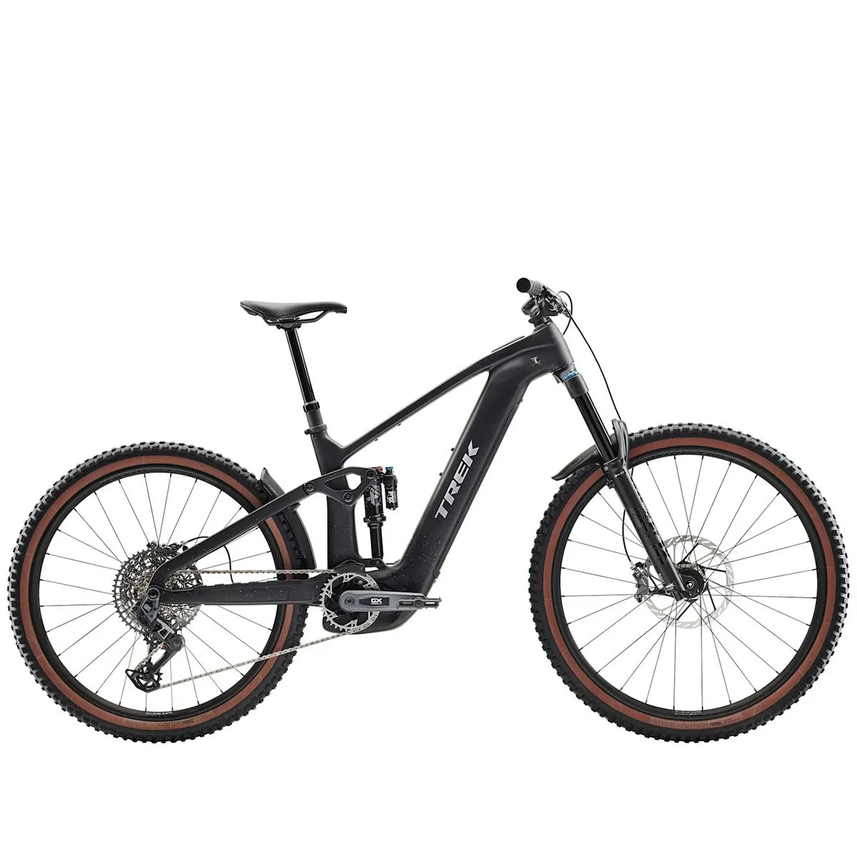 Bicicleta Eléctrica MTB Trek Rail+ 9.8 GX AXS T-Type Gen 5 Gris Oscuro