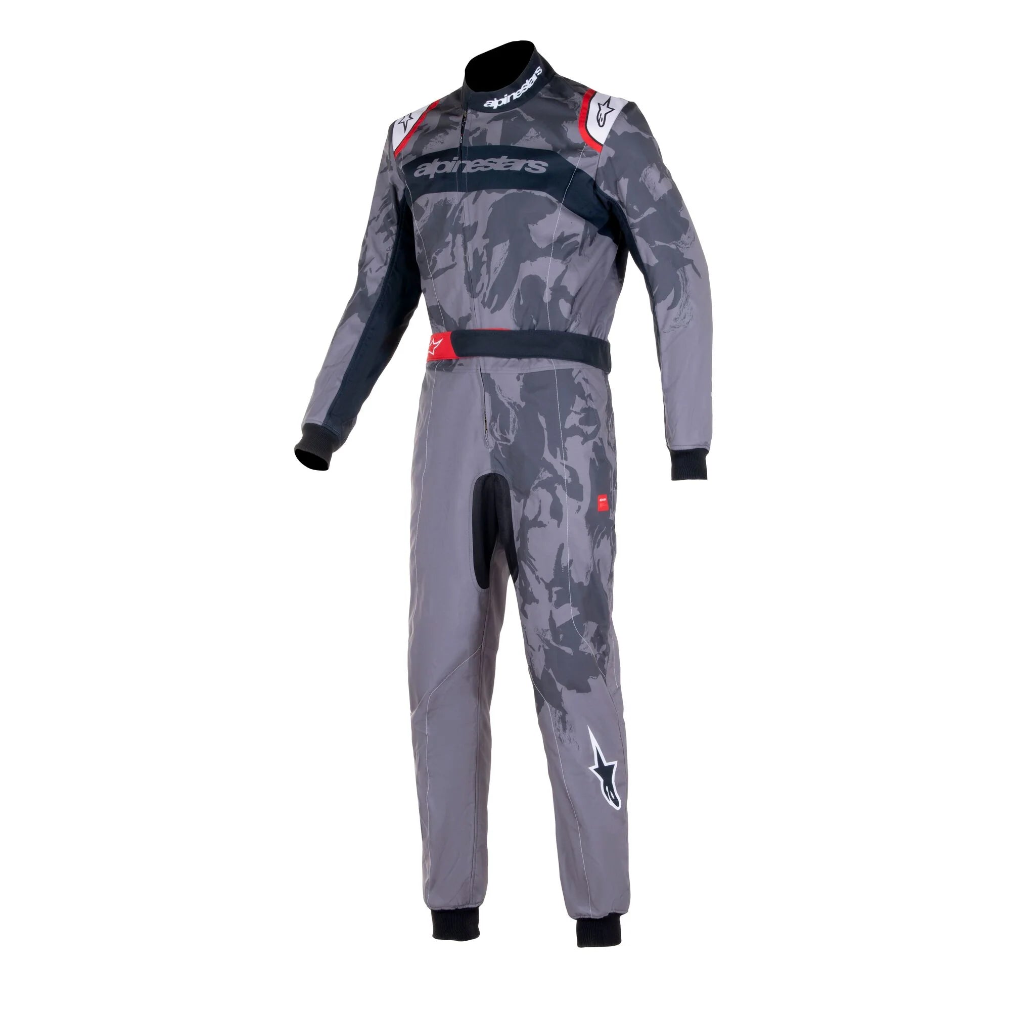 Buzo Karting Alpinestars Kmx-9 V3 Graphic 5 Gris Negro