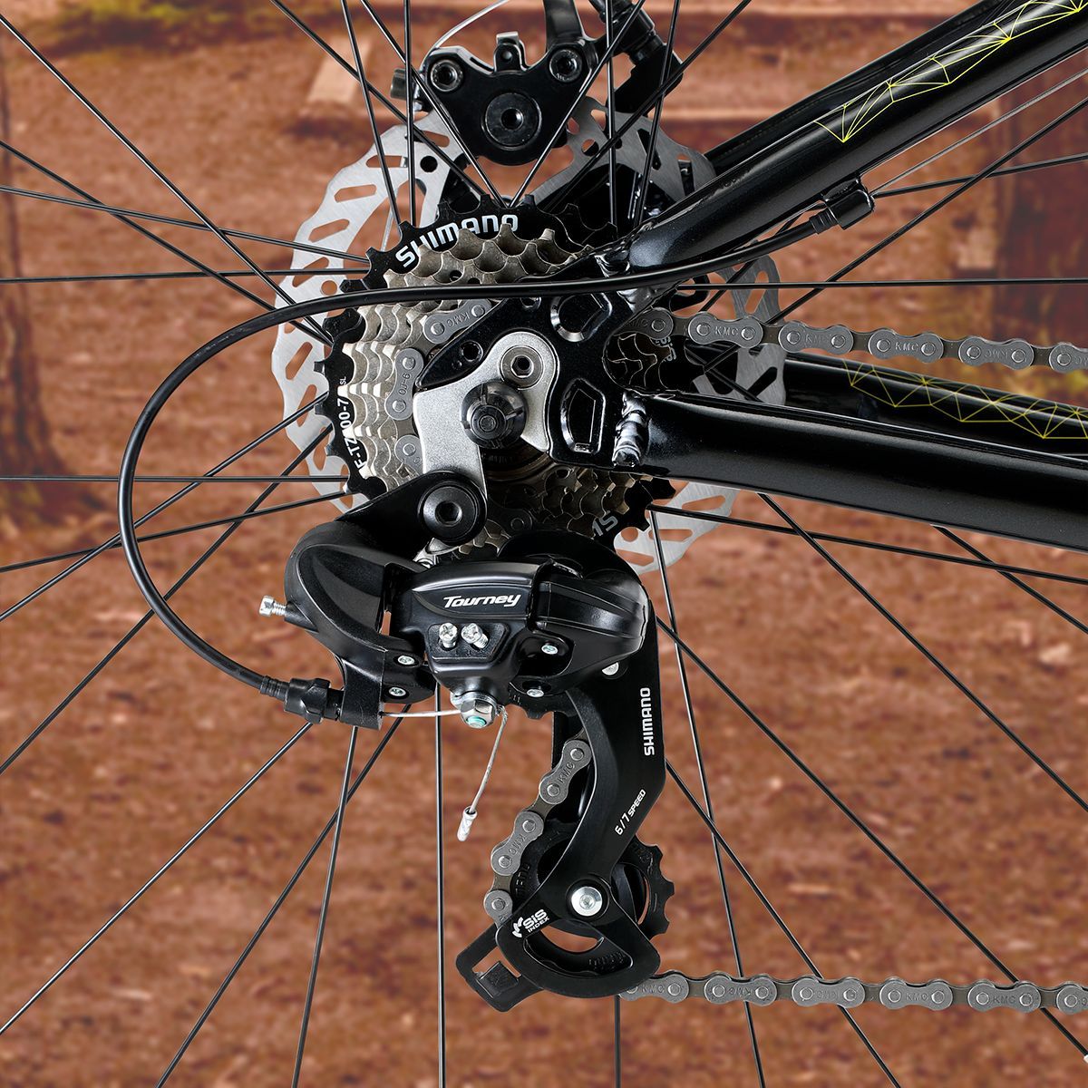 Oxford Bicicleta Aro 29 Merak 1 Negra - Rideshop