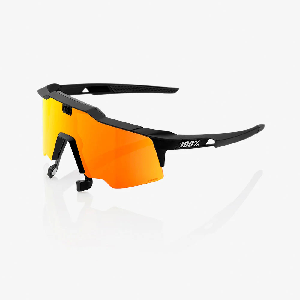 Anteojos 100% Speedcraft Air Soft Tact Black - Hiper Red Mulltilayer Mirror