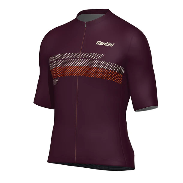 Jersey Santini Horizon2 Hombre Burgundy