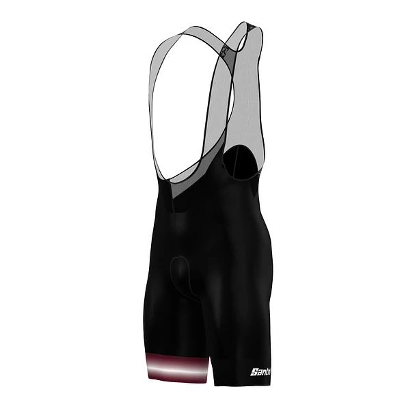 Bibshort Santini Horizon Burgundy