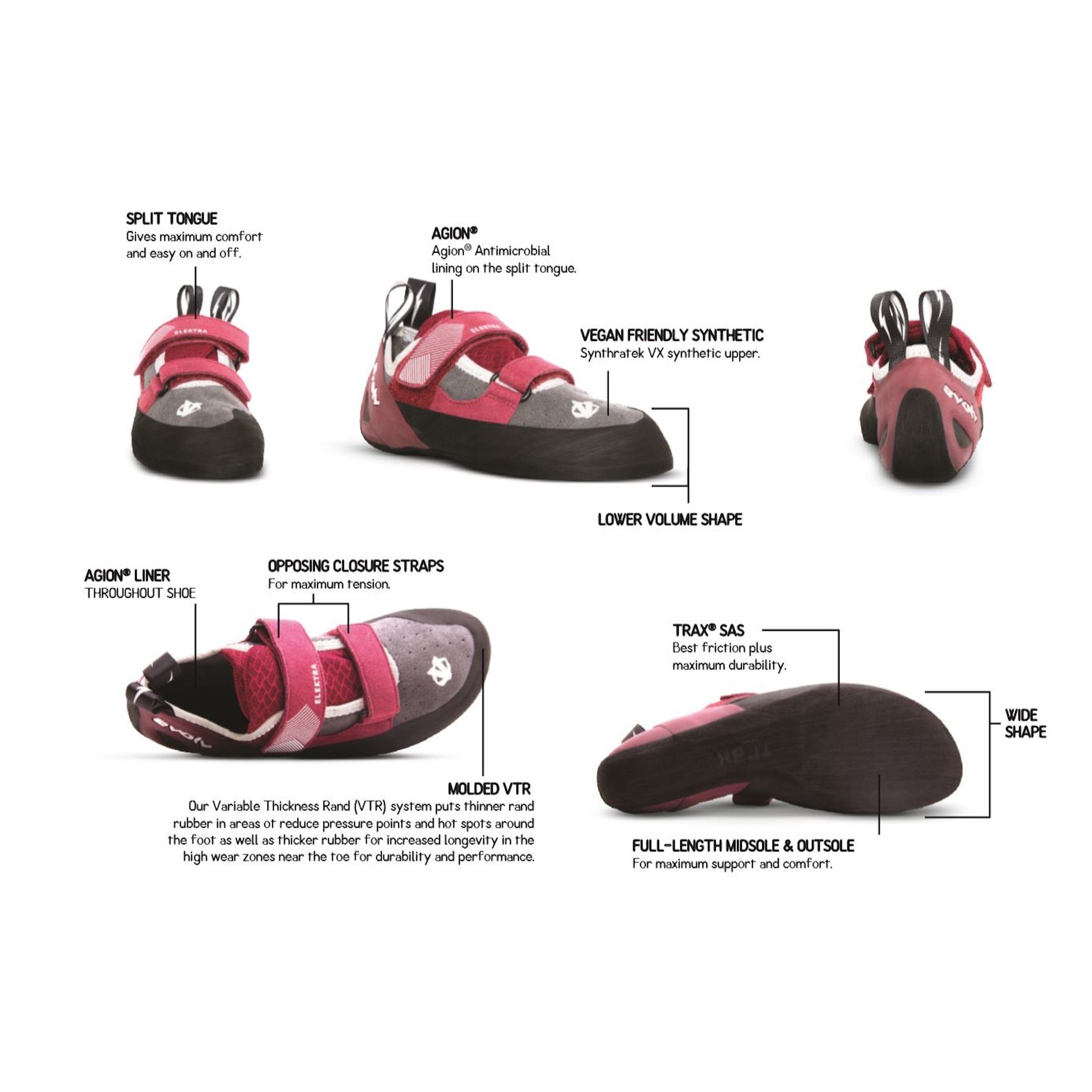 Zapatilla De Escalada Mujer Elektra