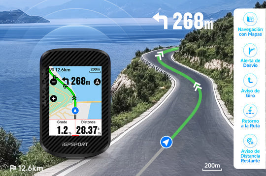 Ciclocomputador GPS iGPSPORT BSC300t Pantalla Táctil