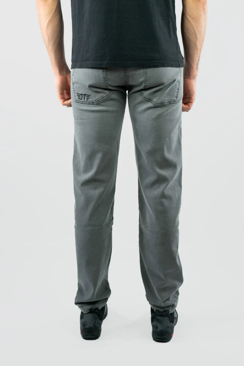 Pantalón Escalada Trekking Jeanstrack Turia Jeans Grey Hombre