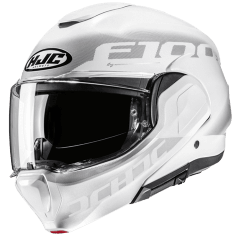 Casco HJC F100 Hetal MC10 Gris/Blanco