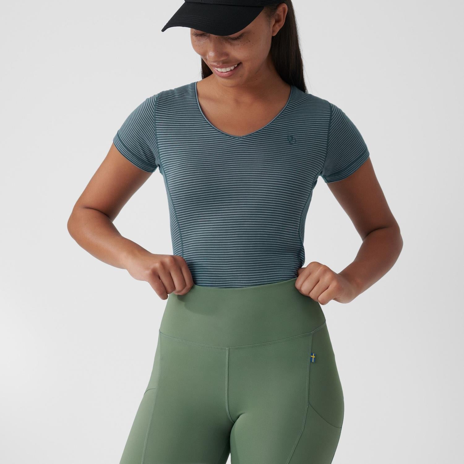 Calzas Mujer Abisko Fjall Raven Patina Green