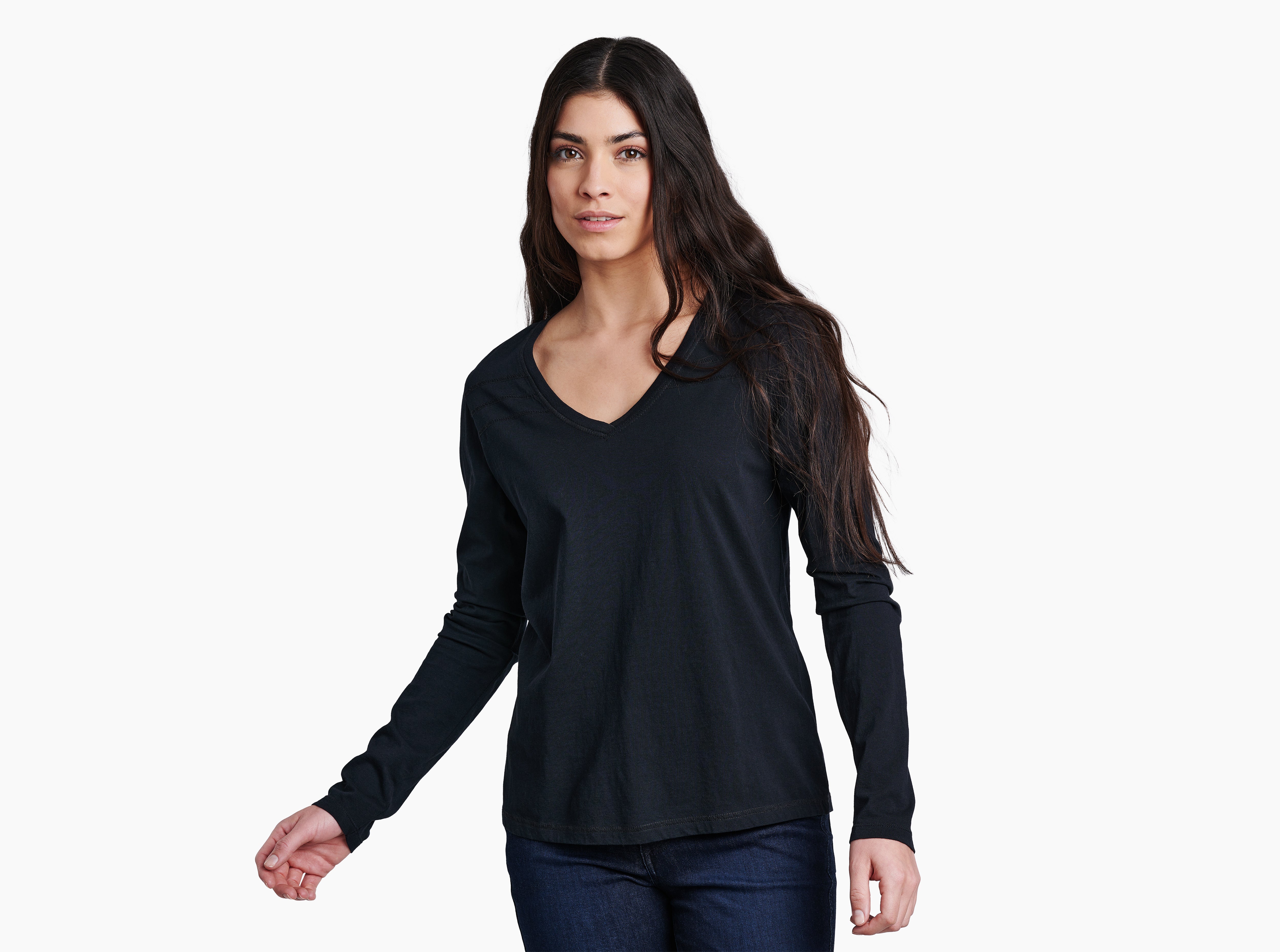 Polera Kühl Arabella V Neck LS
