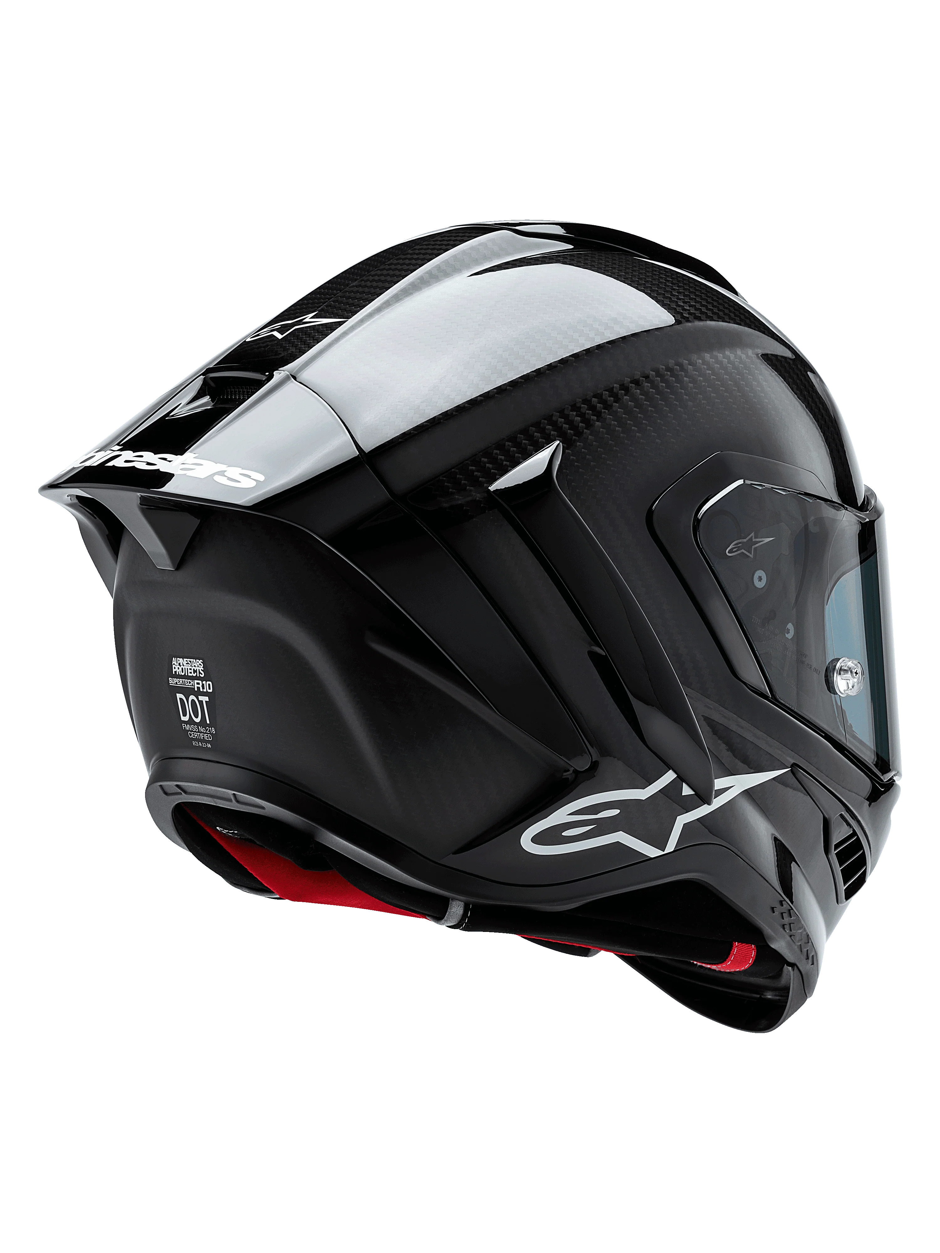Casco Moto Alpinestars Supertech R10 Solid Casco Negro