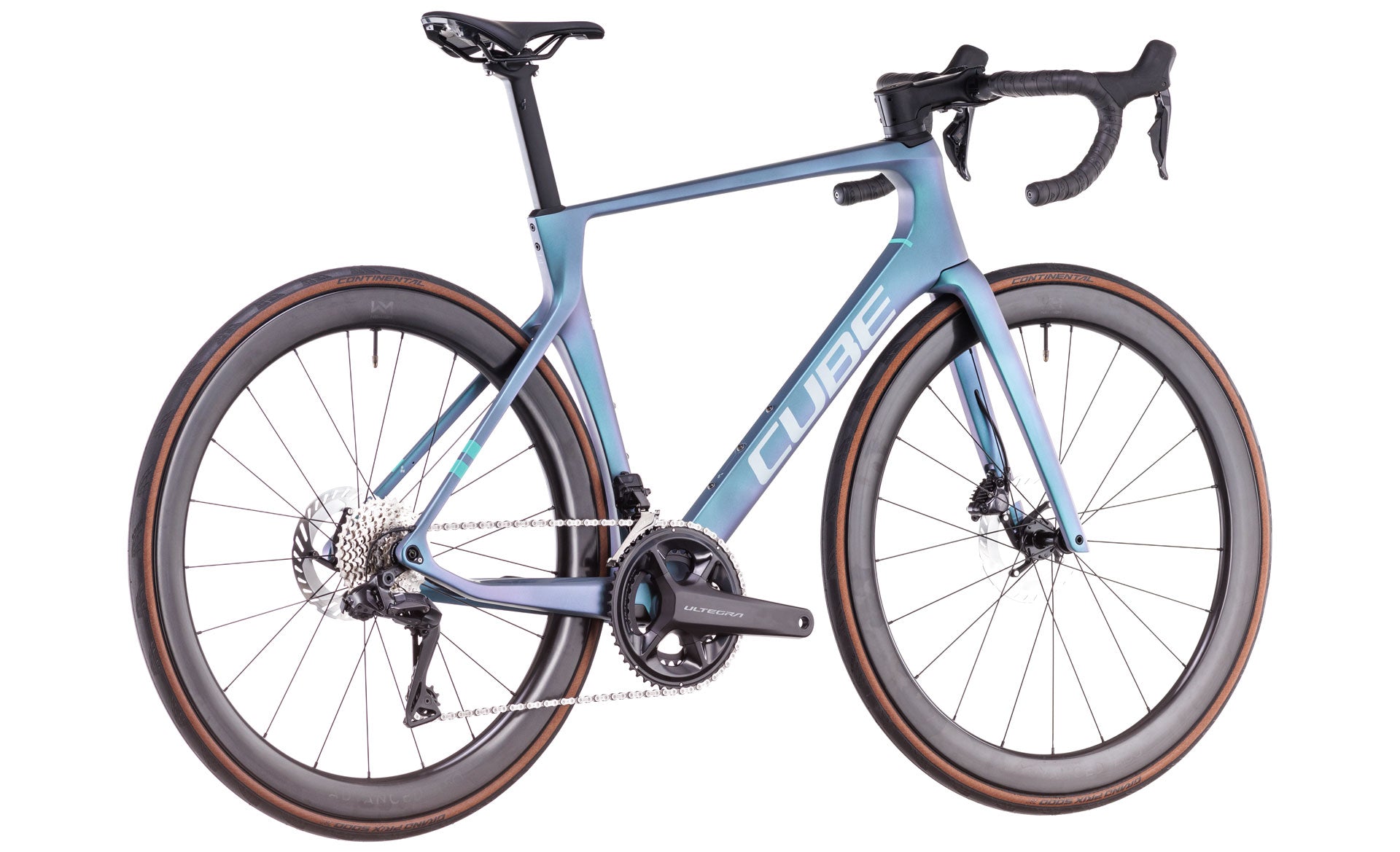 Bicicleta Ruta Cube Agree C:62 Pro polarlight´n´aquagree