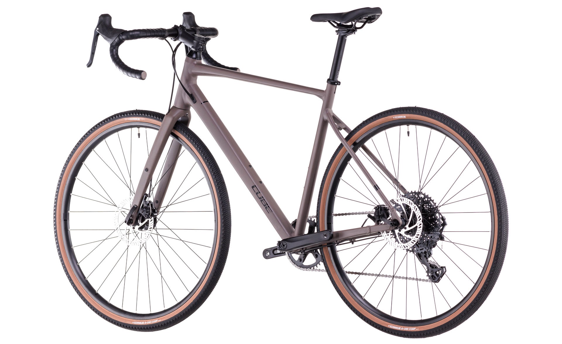 Bicicleta Ruta Cube Nuroad ONE Cedar'n'Black