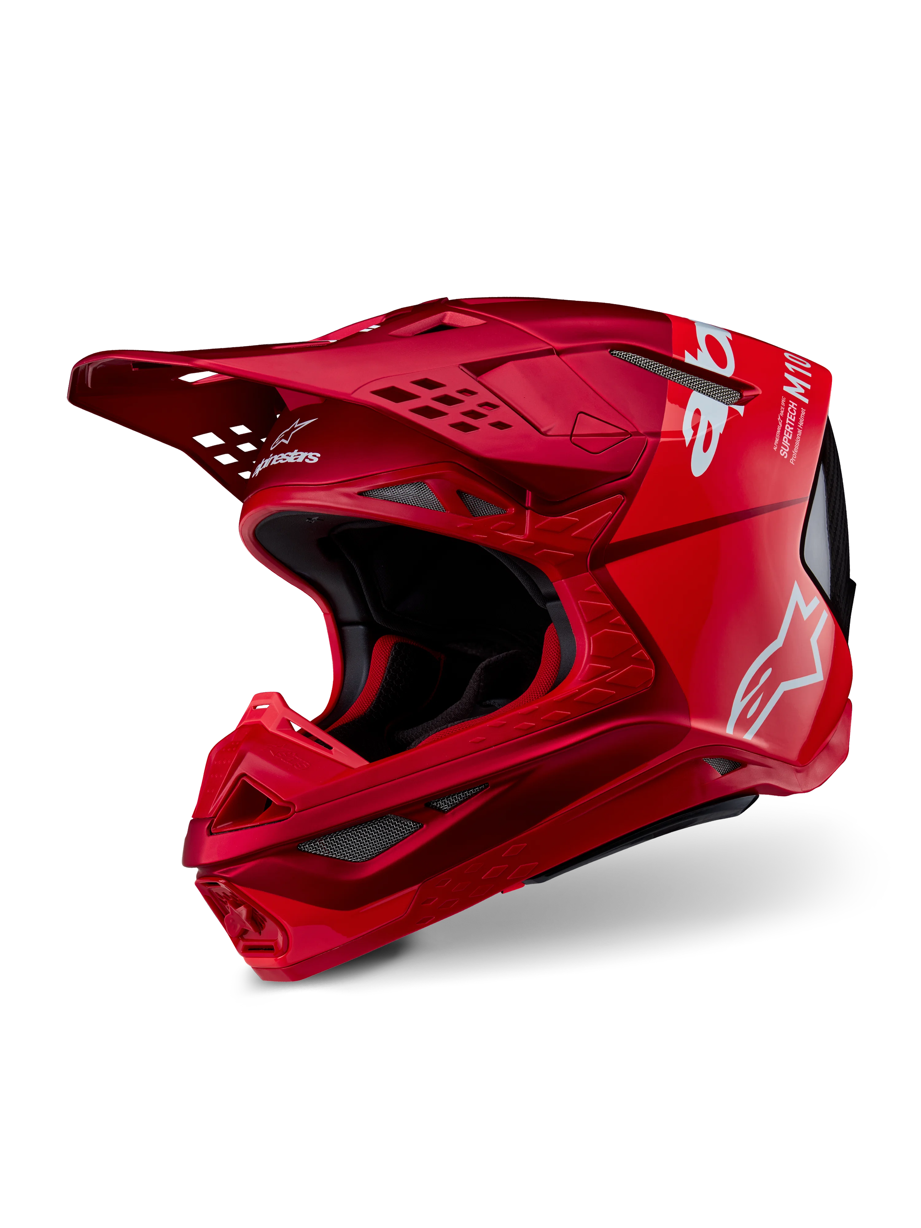 Casco Moto Alpinestars Supertech S-M10 Flood Rojo Fluor
