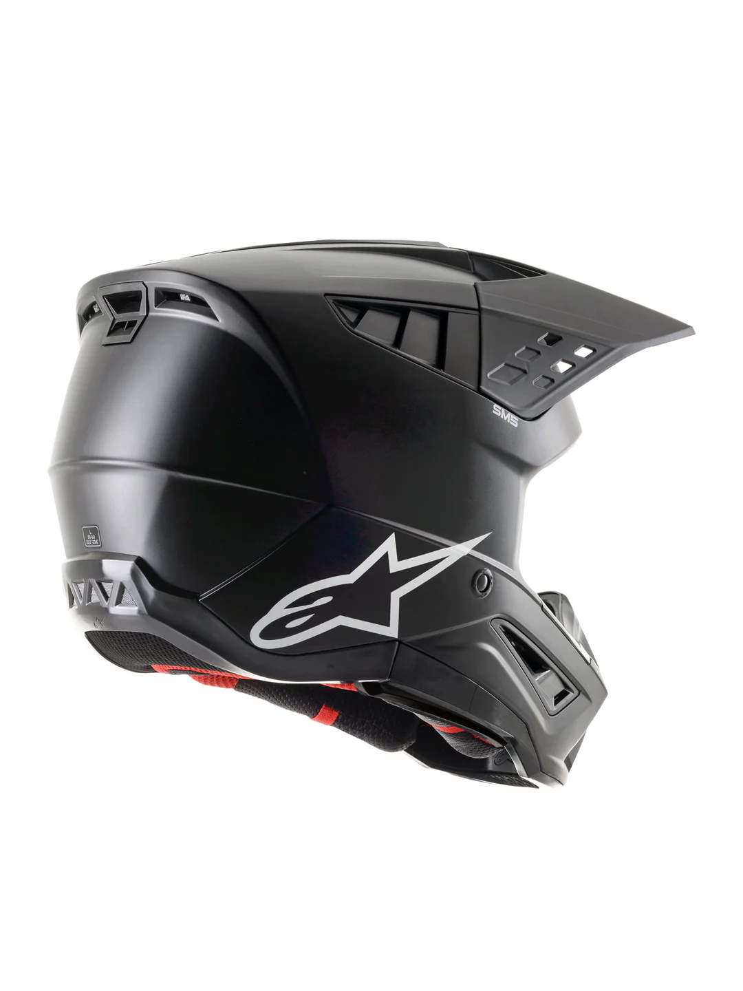 Alpinestars Casco Moto SM5 Solid ECE 22.06 Negro Mate