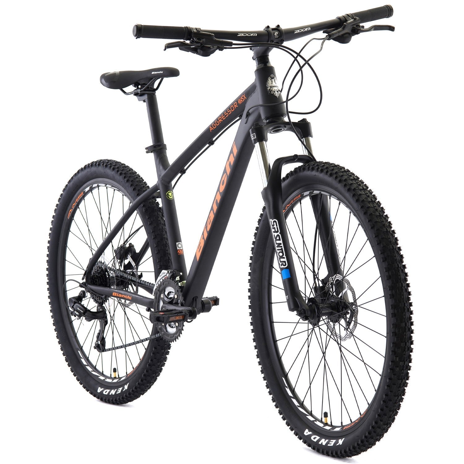 BICICLETA BIANCHI AGGRESSOR 27.5 SX NEGRO SEMI MATE