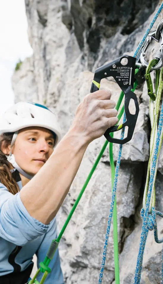 Ascendedor Hand Criuser Edelrid Plateado
