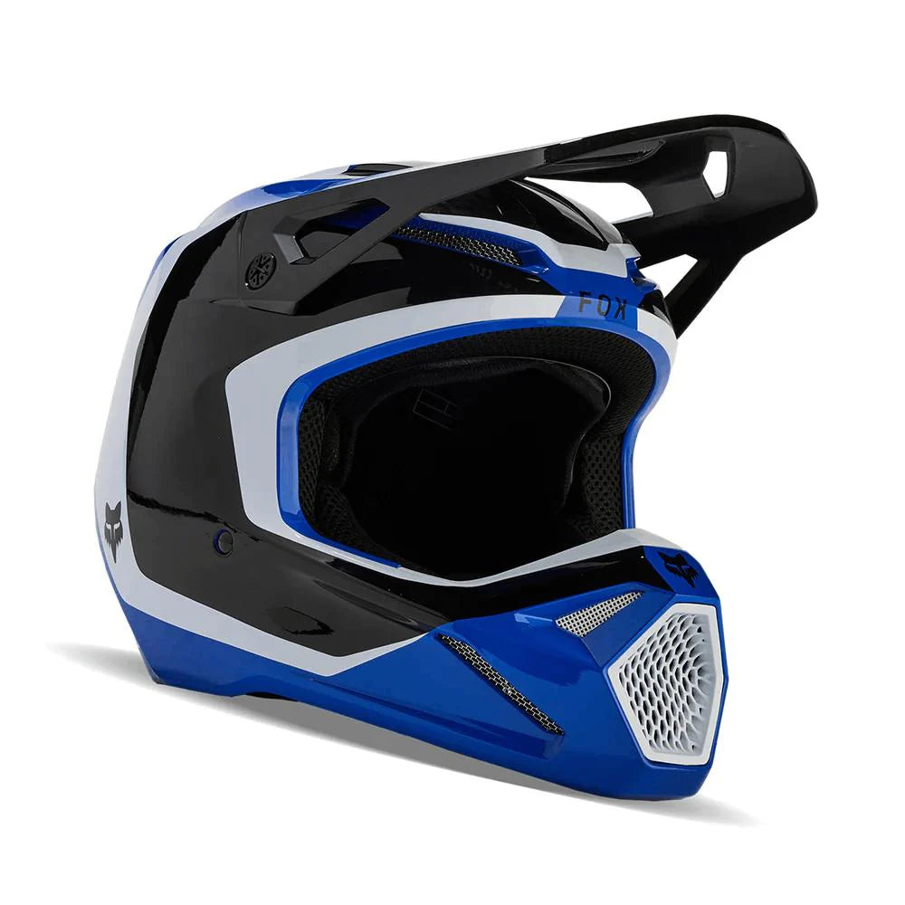 Casco Moto Fox Niño V1 Nitro Azul