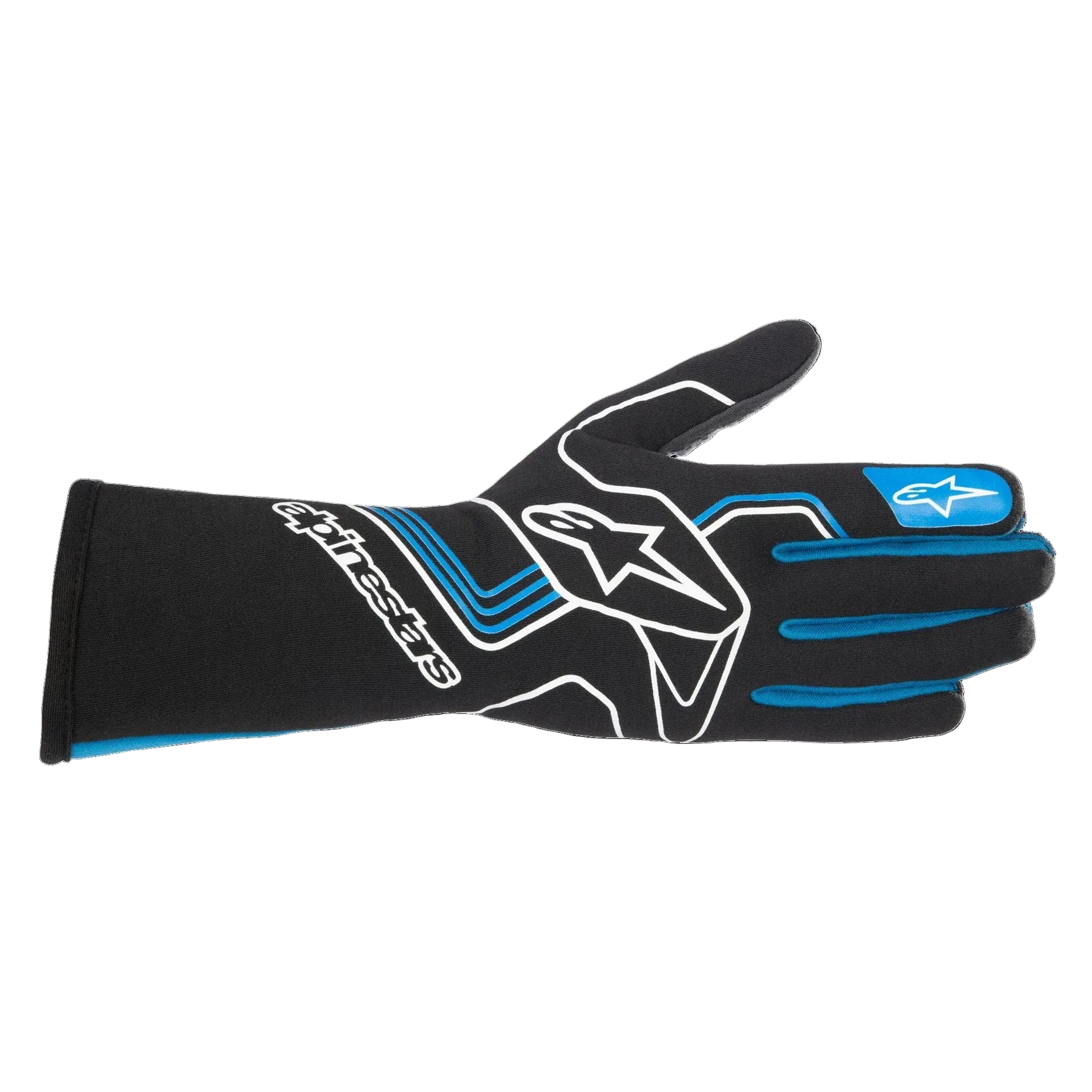 Guantes Auto Alpinestars Tech-1 Race V3 FIA Negro Azul