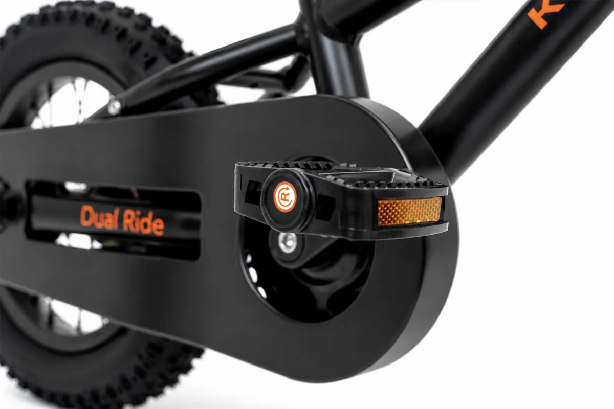 Bicicleta Niño Kugan Dual Ride 12 Black Orange