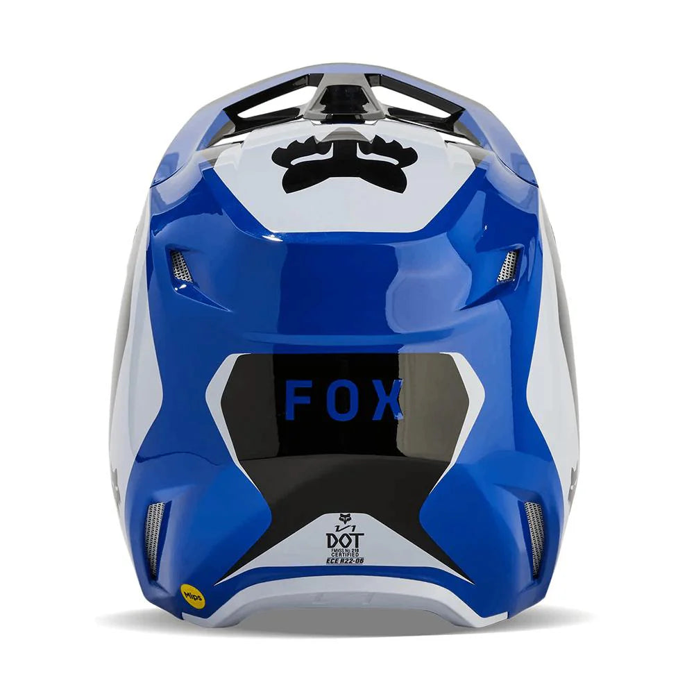 Casco Moto Fox Niño V1 Nitro Azul