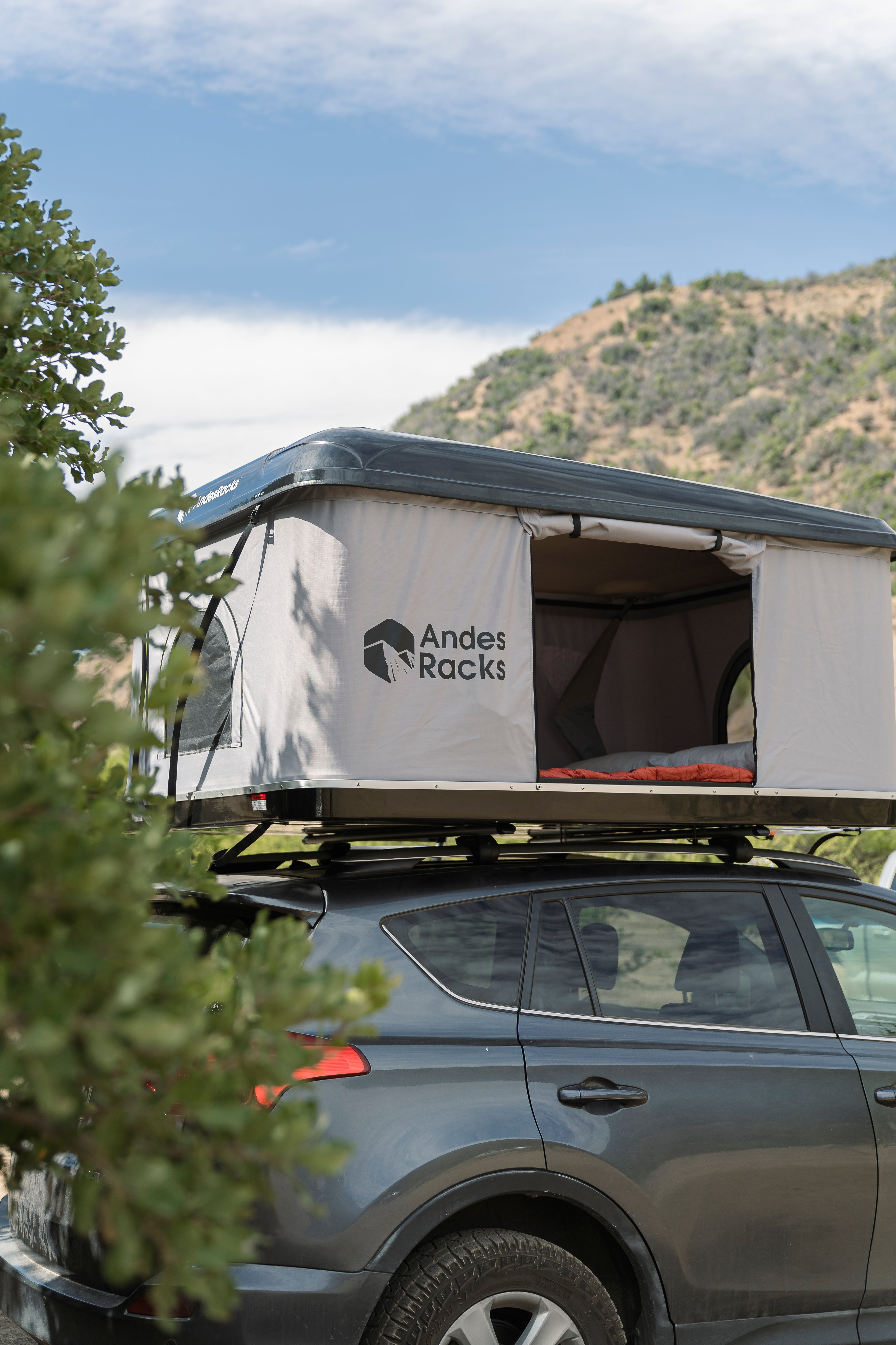 Carpa de techo ABS vertical, 2 a 3 personas AndesRacks