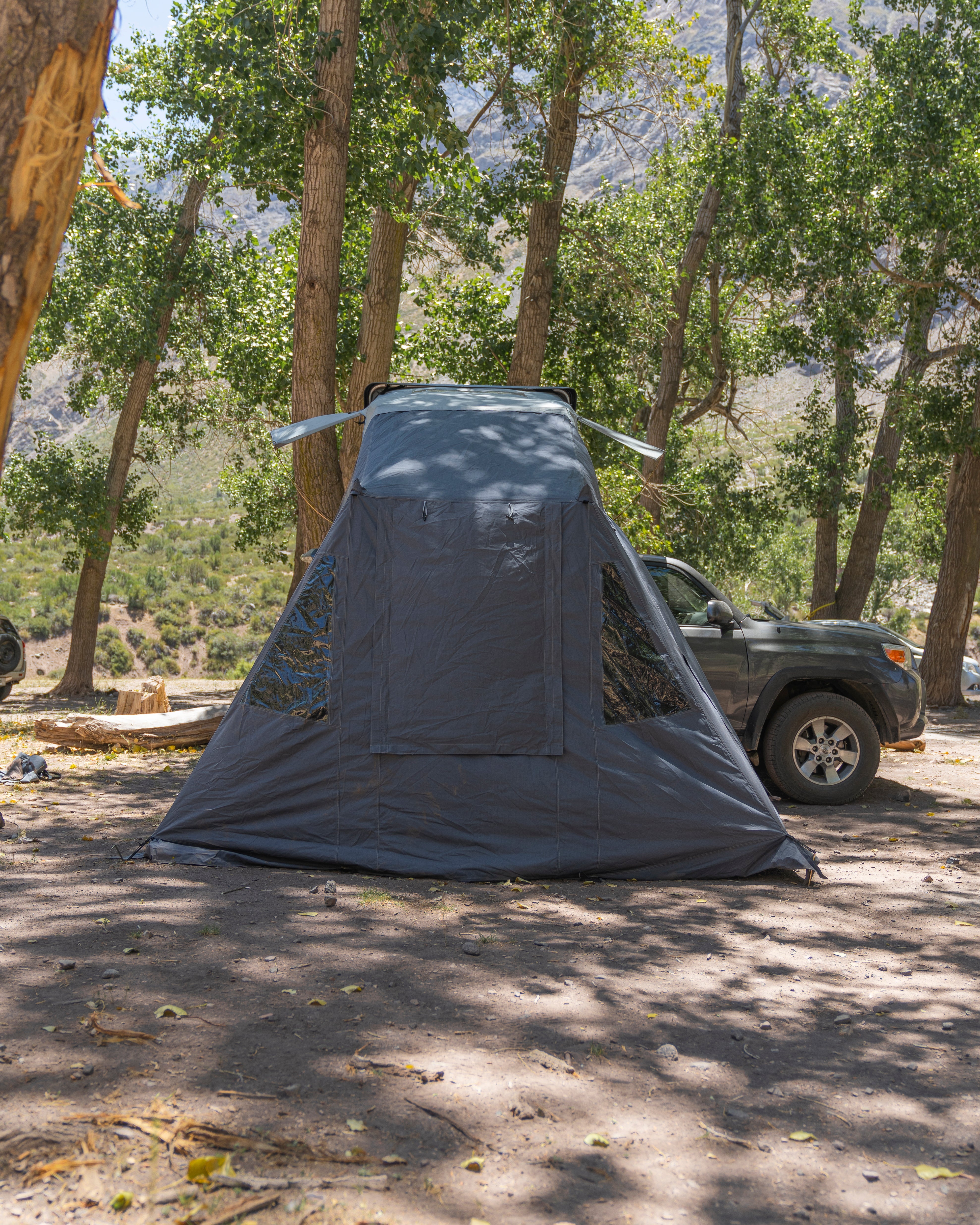 Carpa de techo ABS lateral + anexo, 2 a 3 personas AndesRacks