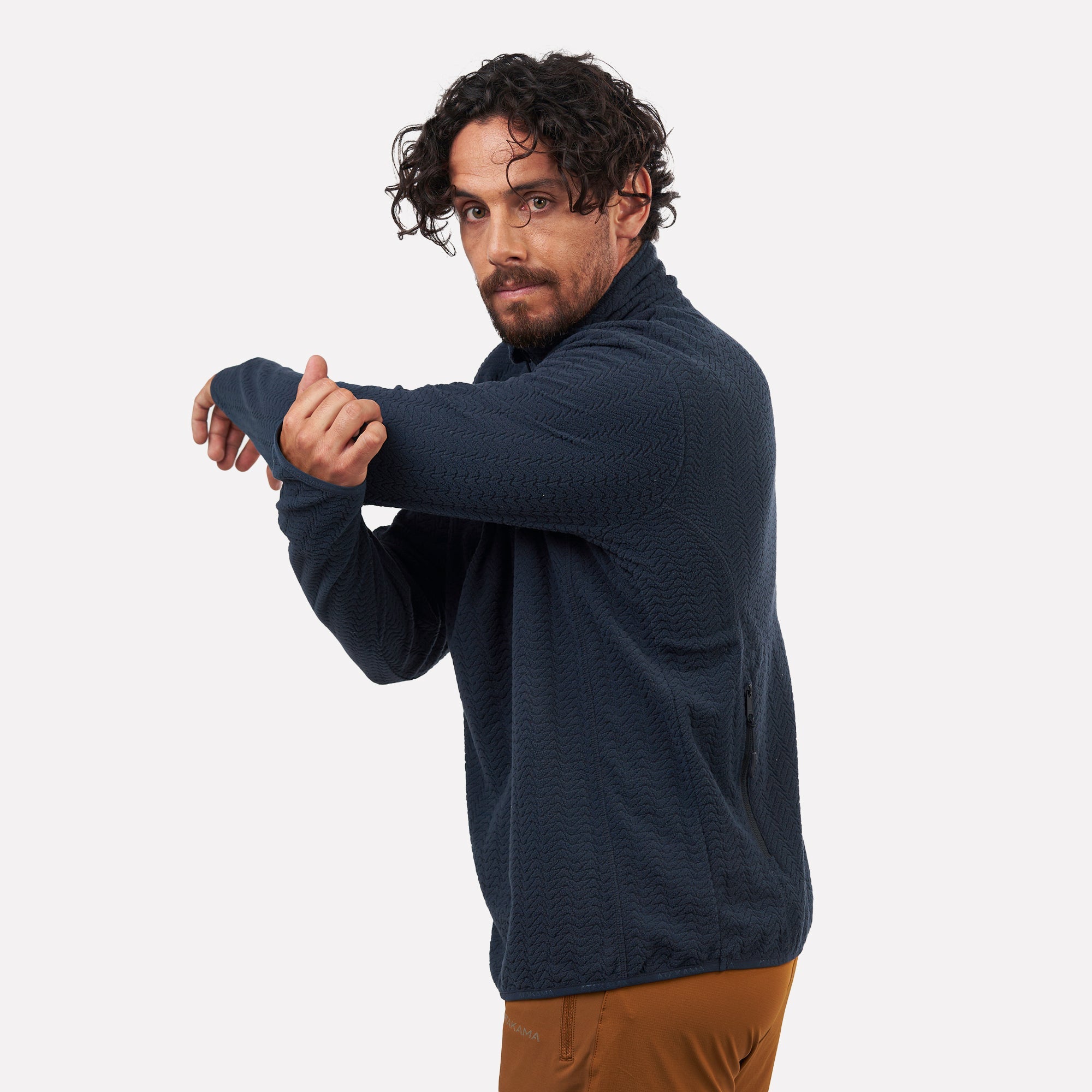 Polar fleece ultraligero 1/4-Zip hombre Volca Atakama Outdoor - Rideshop