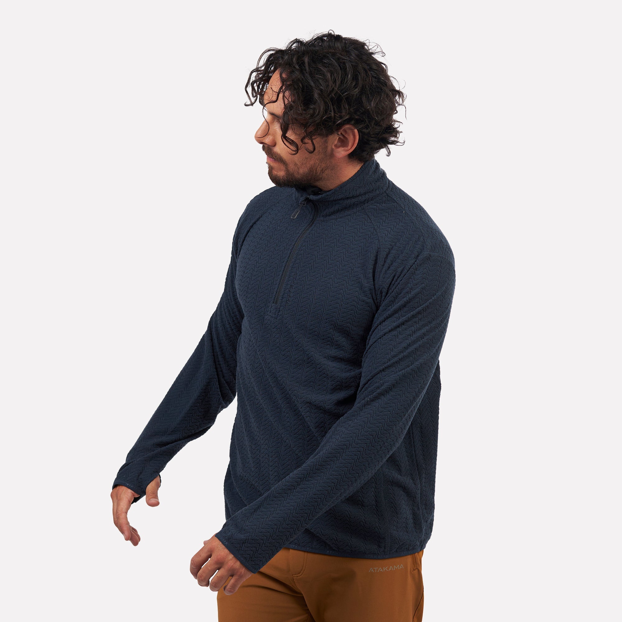 Polar fleece ultraligero 1/4-Zip hombre Volca Atakama Outdoor - Rideshop