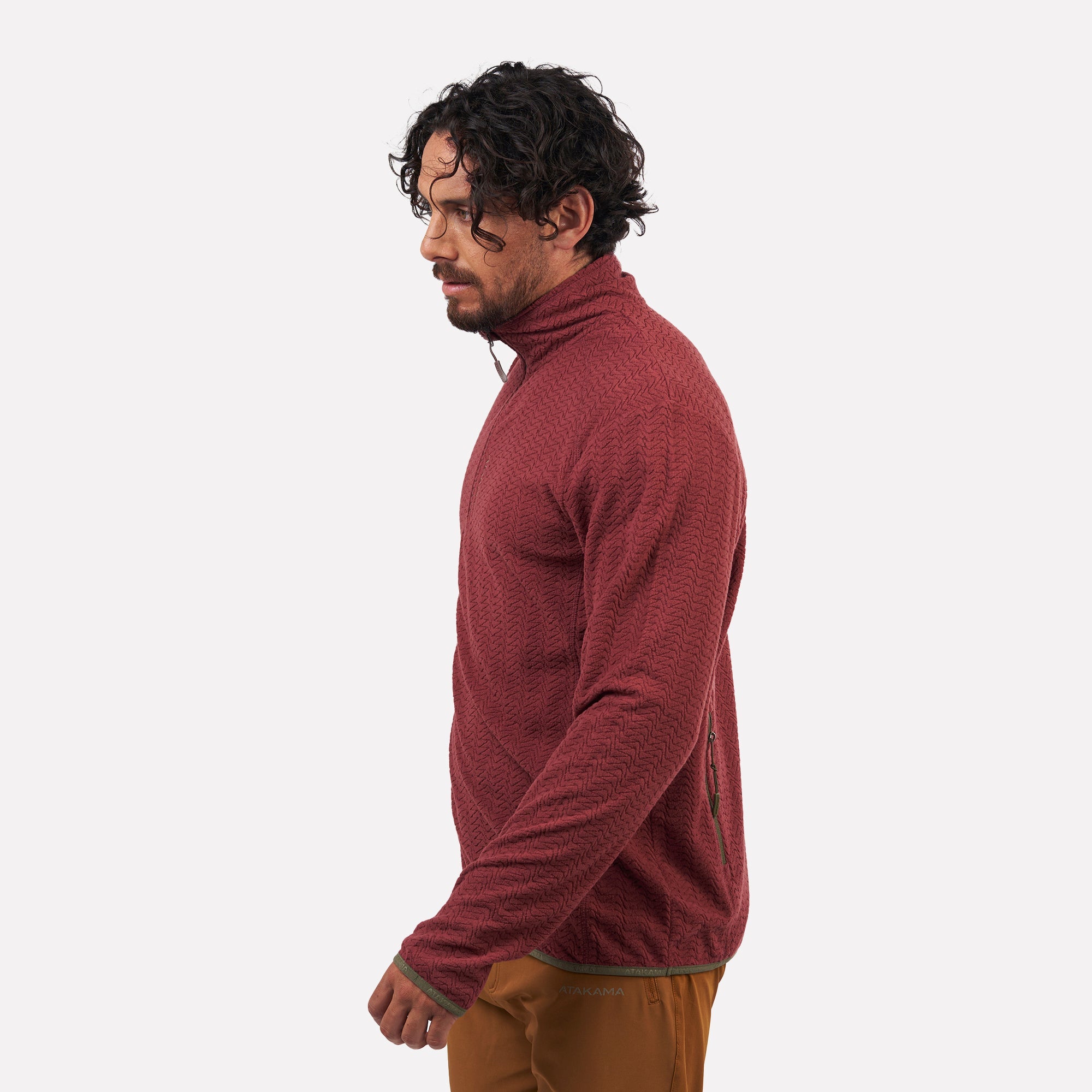 Polar fleece ultraligero 1/4-Zip hombre Volca Atakama Outdoor - Rideshop