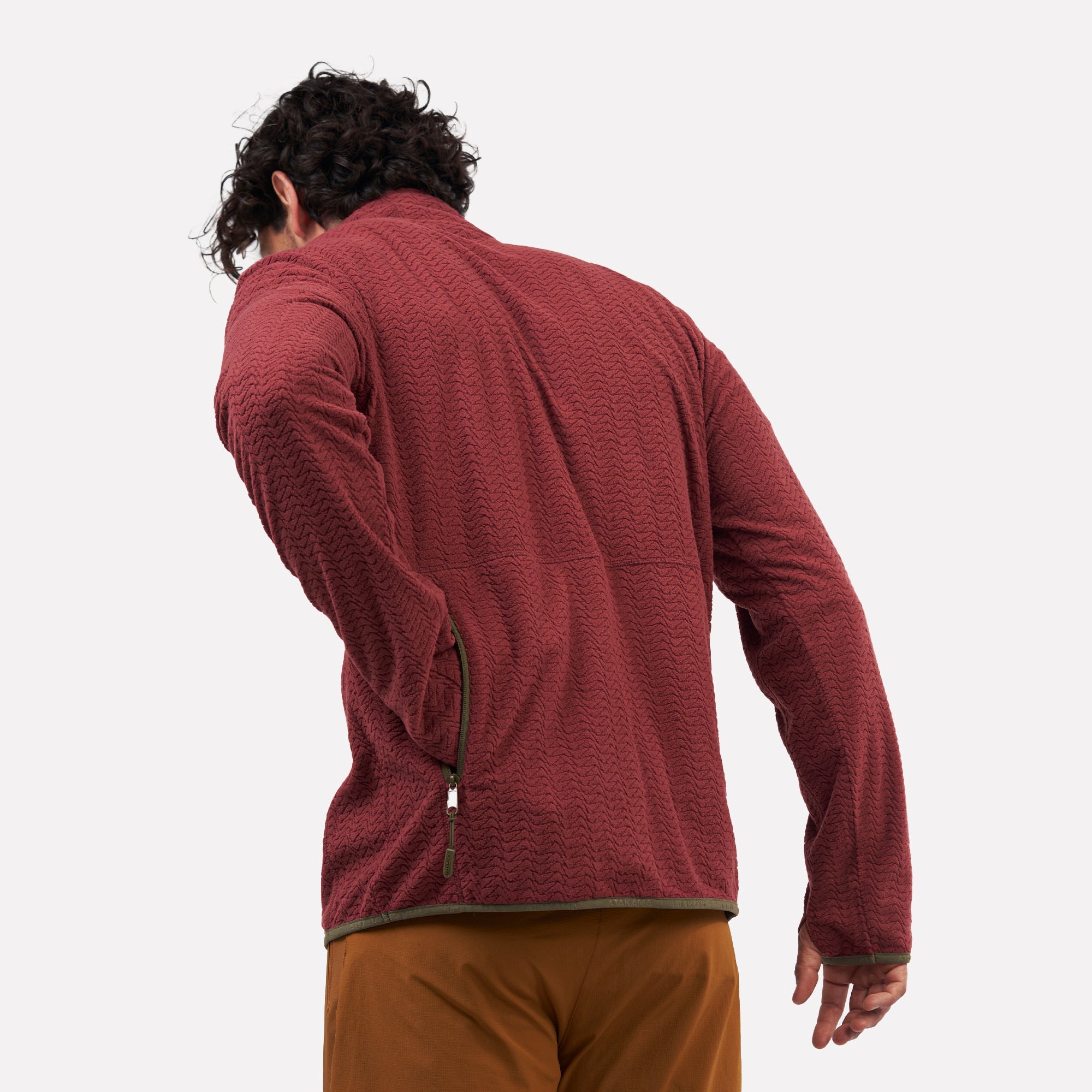 Polar fleece ultraligero 1/4-Zip hombre Volca Atakama Outdoor - Rideshop