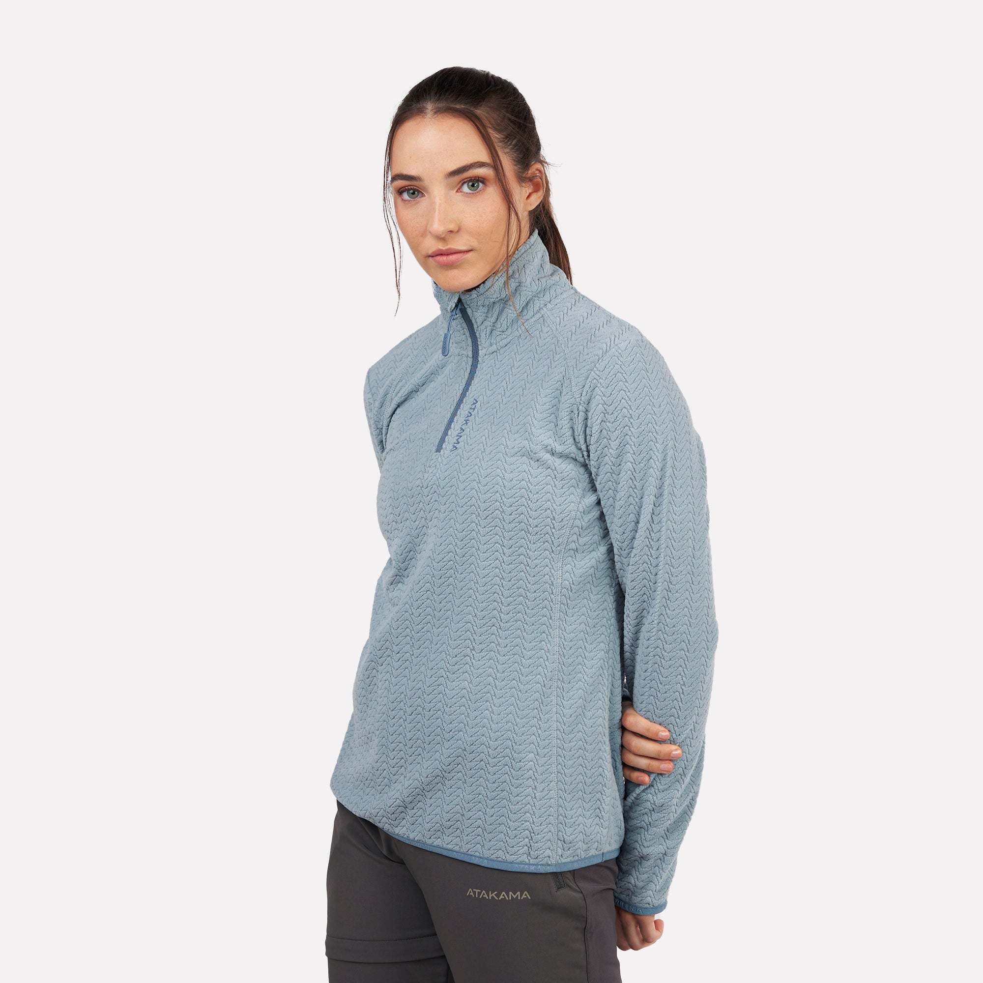 Polar fleece ultraligero 1/4-Zip mujer Volca Atakama Outdoor - Rideshop