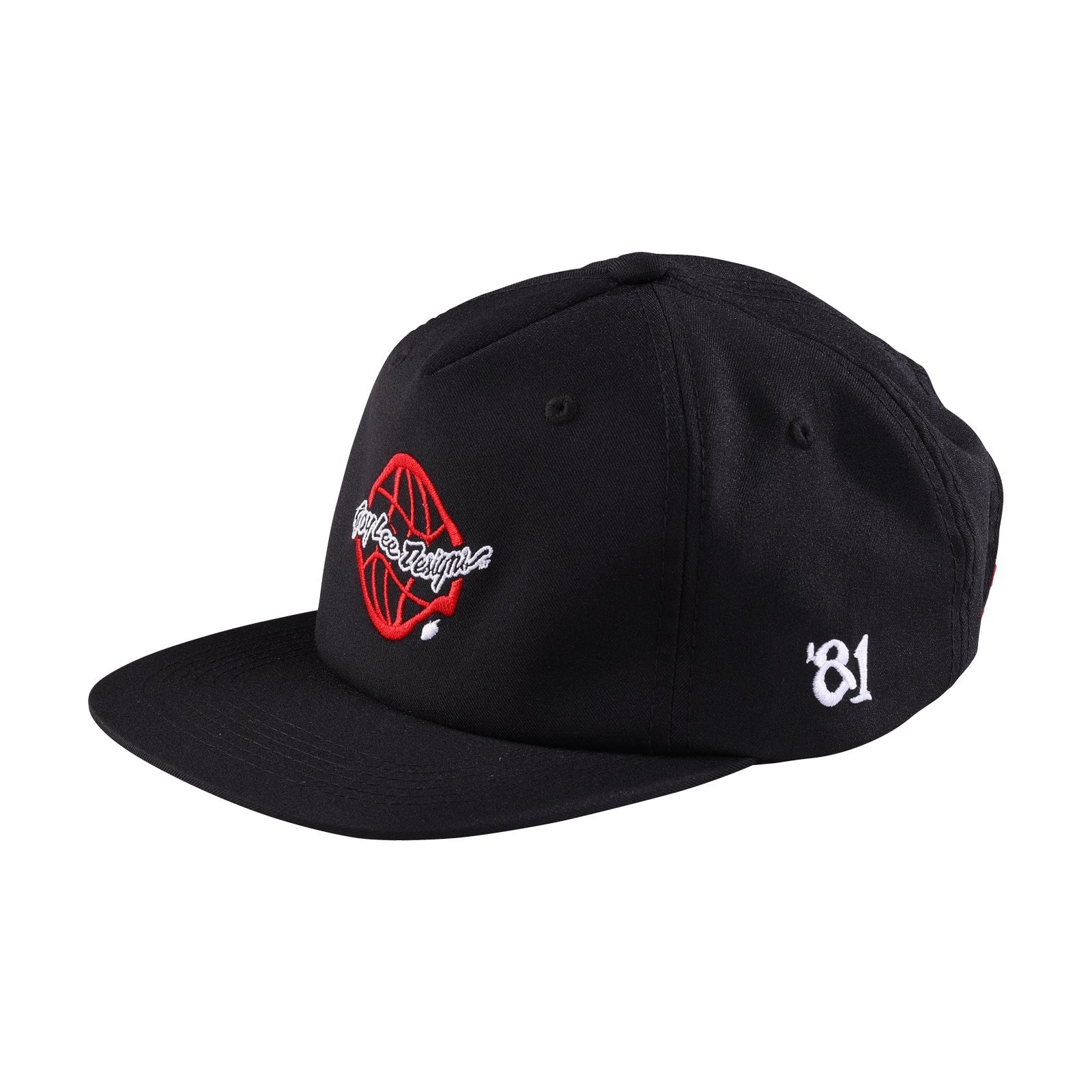 Troy Lee Designs Jockey Unstructured Strapback Global Black - Rideshop
