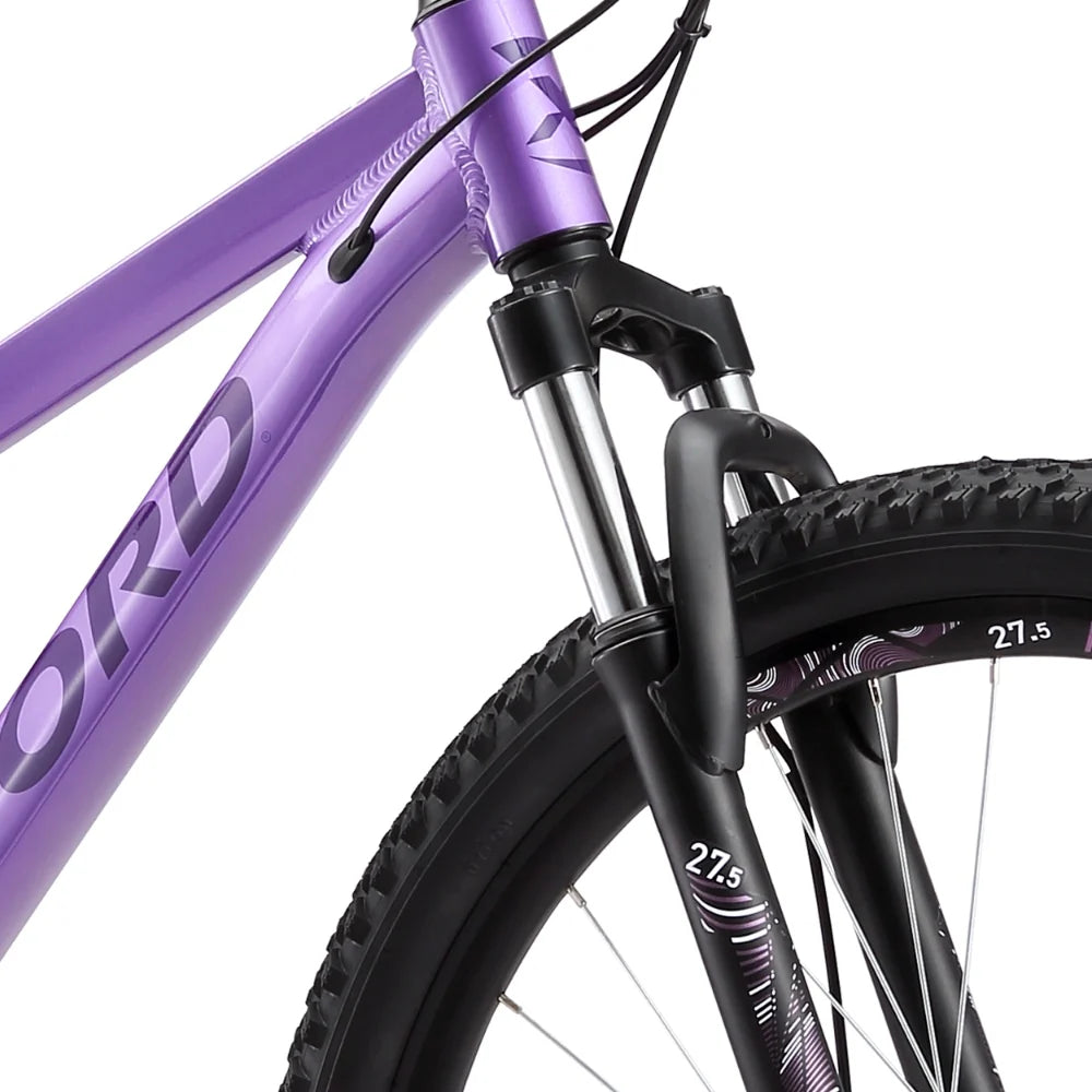 Bicicleta Infantil Oxford 27.5 Halley Lila Negro