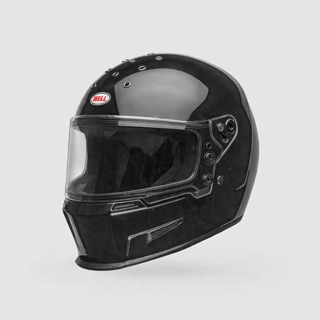 Casco Moto Calle Eliminator Solid Negro Bell