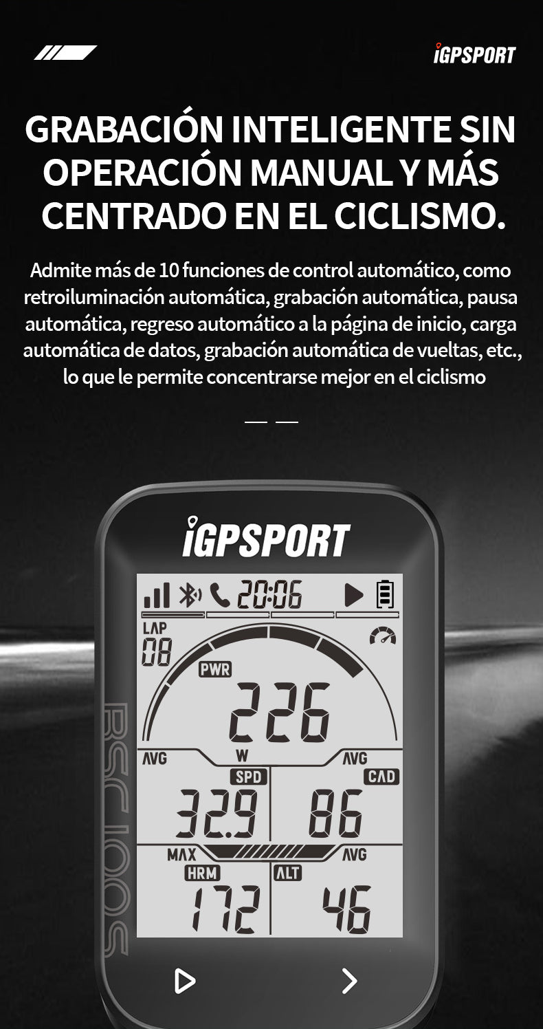 Ciclocomputador GPS iGPSPORT BSC100S