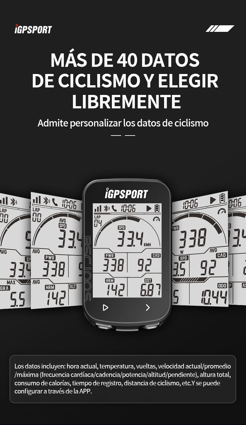 Ciclocomputador GPS iGPSPORT BSC100S