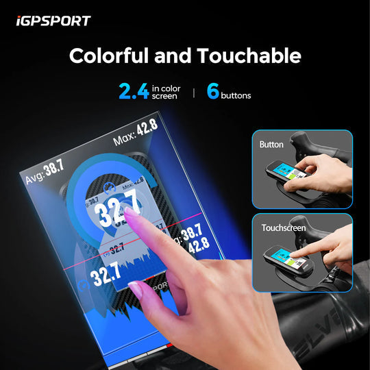 Ciclocomputador GPS iGPSPORT BSC300t Pantalla Táctil