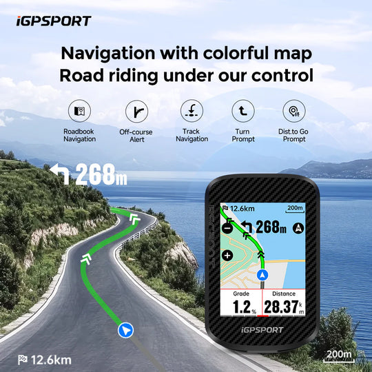 Ciclocomputador GPS iGPSPORT BSC300t Pantalla Táctil