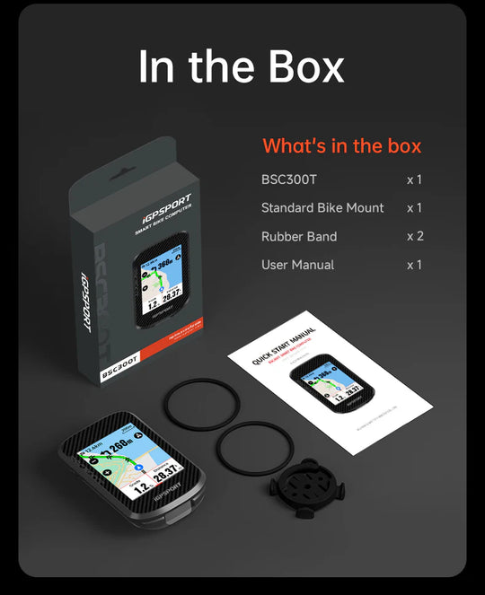 Ciclocomputador GPS iGPSPORT BSC300t Pantalla Táctil