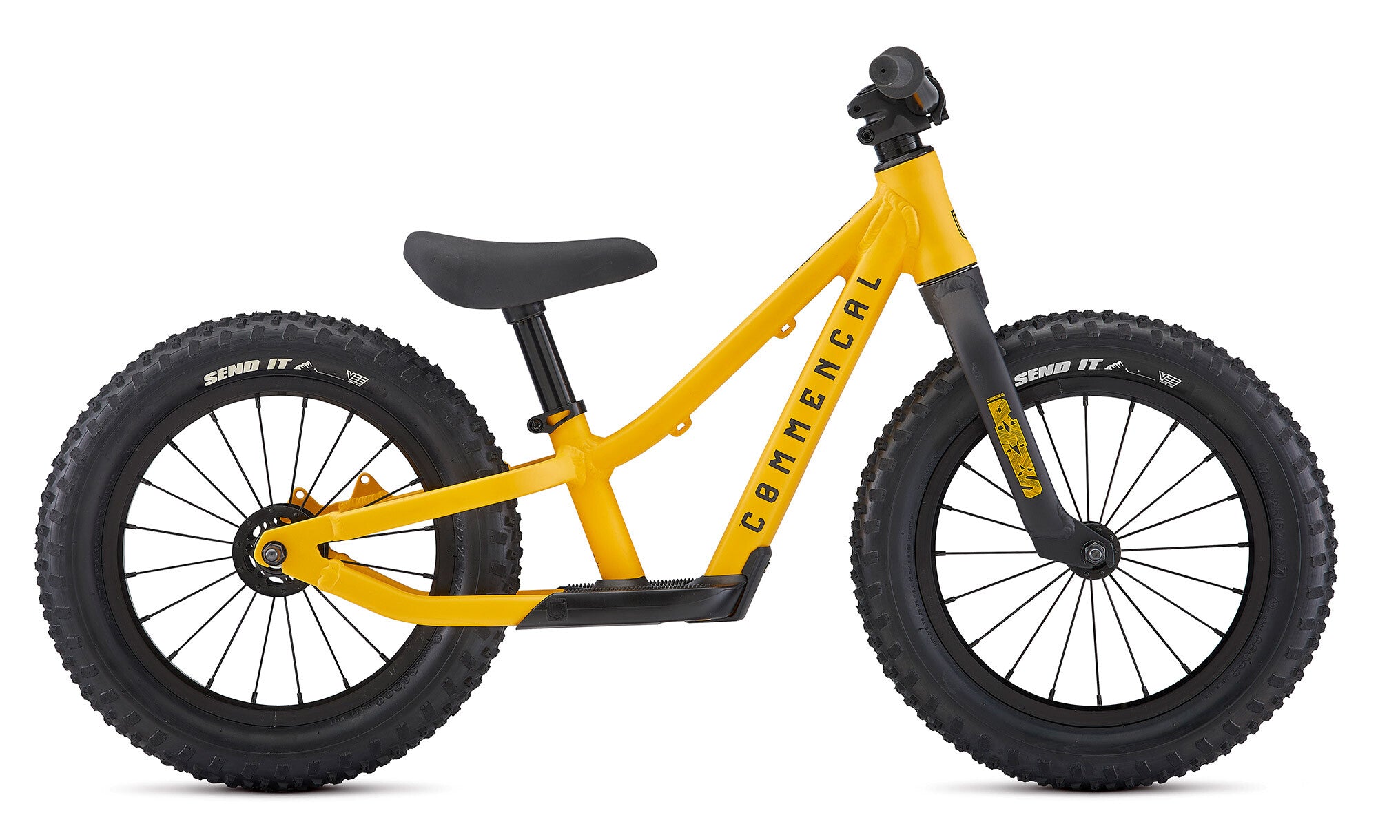 Bicicleta para Niños Commencal Ramones 14 Push Bike Ohlins Yellow 2025