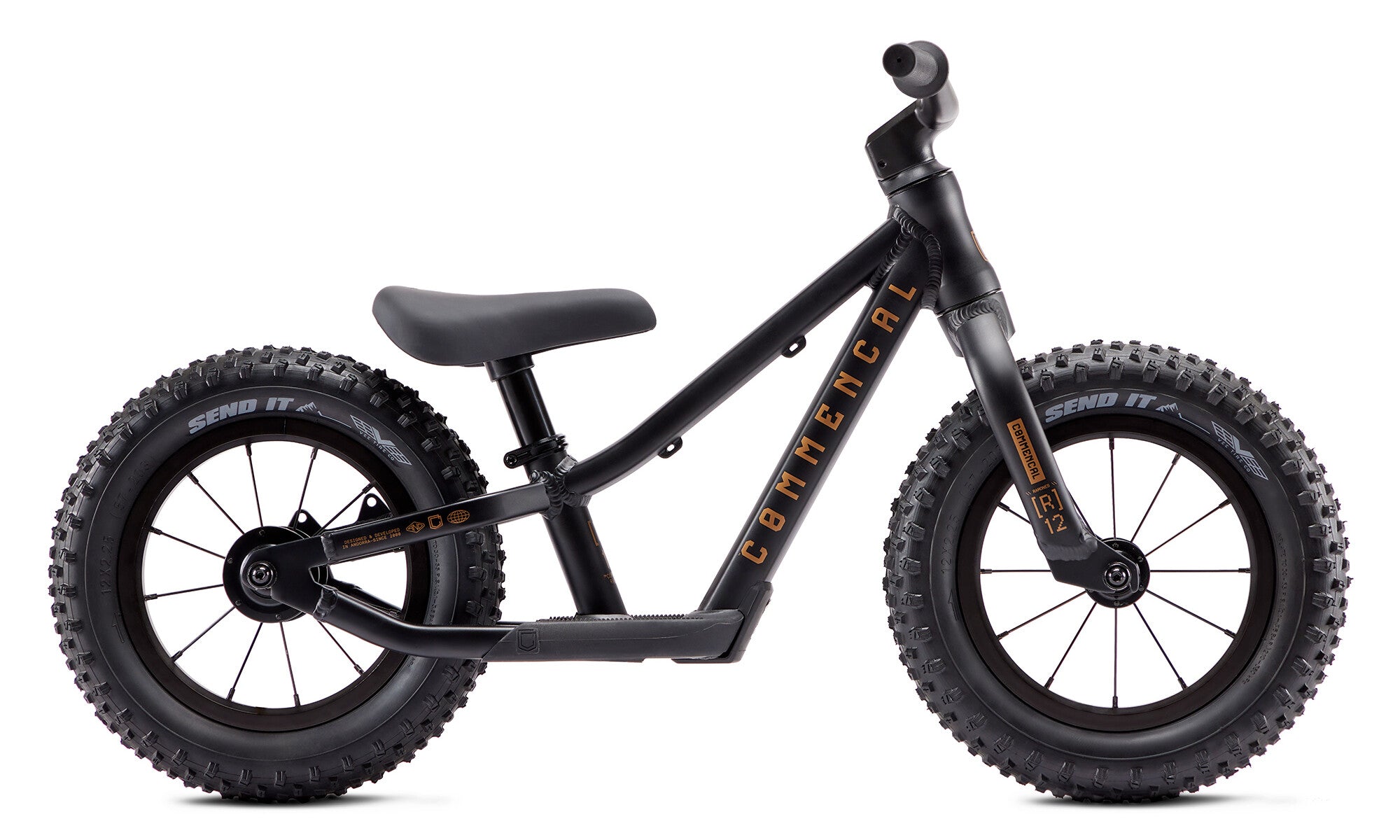 Bicicleta para Niños Commencal Ramones 12 Push Bike Black 2027