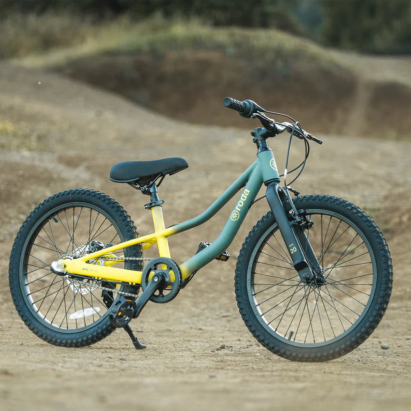 Bicicleta Infantil Roda Pro 20 Sport Verde-Amarillo