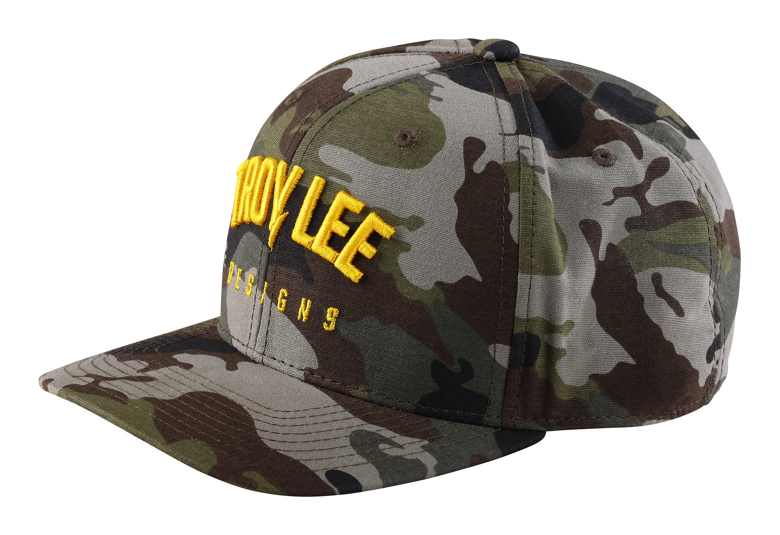 Troy Lee Designs Jockey Snapback Bolt Forest Camo - Rideshop