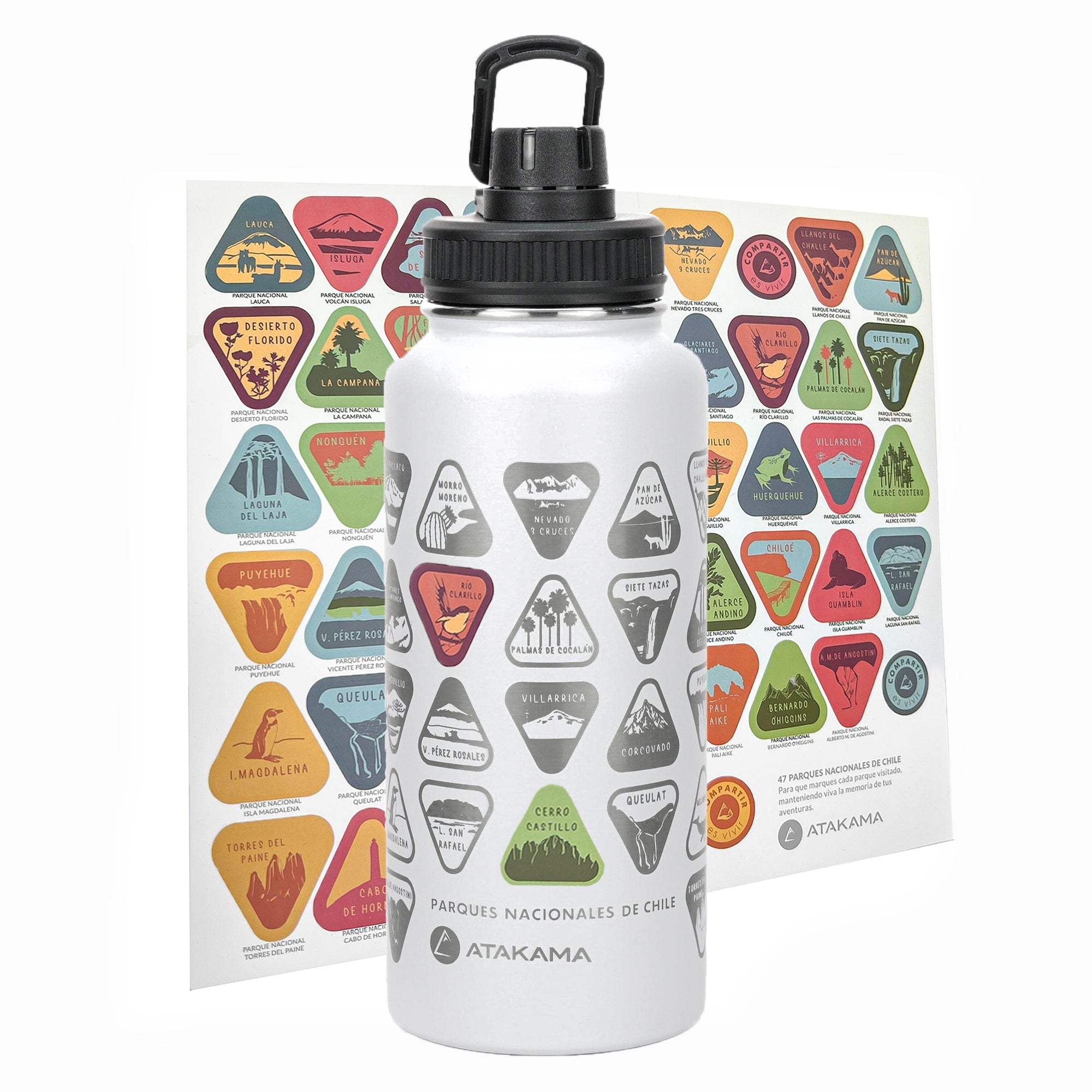 Botella térmica Parques Nacionales coleccionables 1 lt