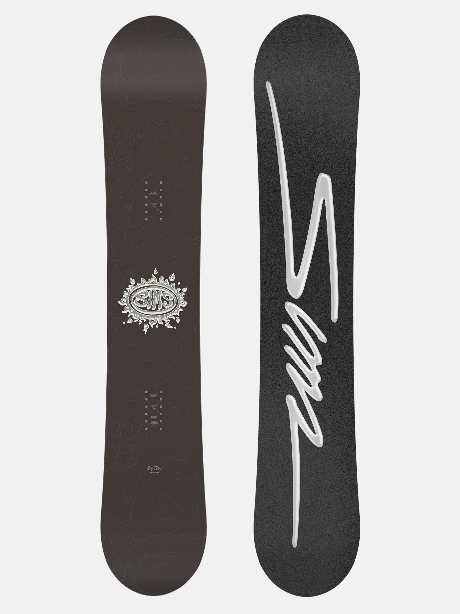 Tabla Sims Snowboard BowlSquad Black