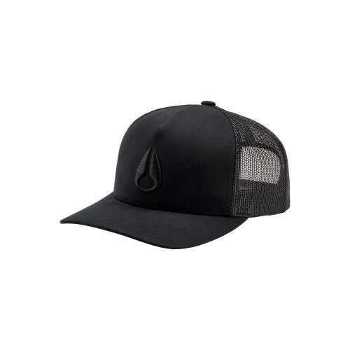 Nixon Jockey Iconed Trucker Hat Black - Rideshop