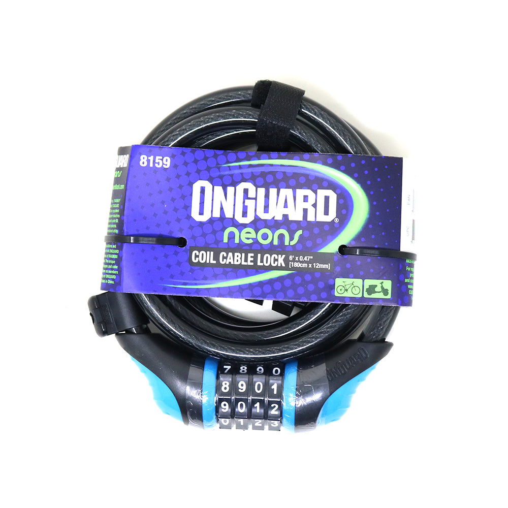 On Guard Candado Espiral Clave NS 180x12 - Rideshop