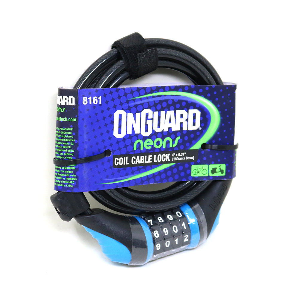 On Guard Candado Espiral Clave NS 180x8m - Rideshop