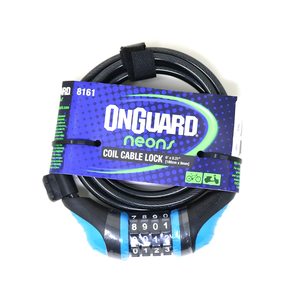 On Guard Candado Espiral Clave NS 180x8m - Rideshop