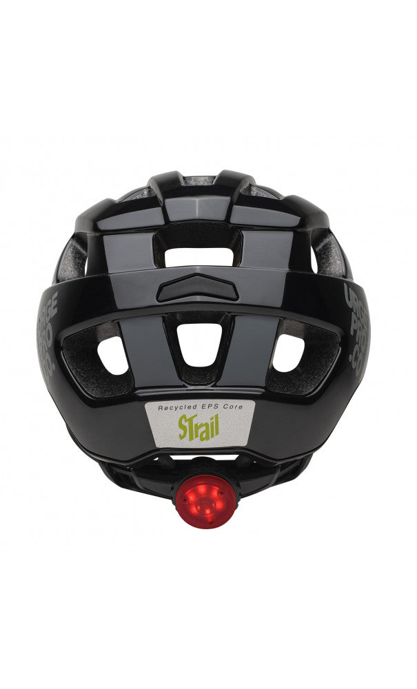 Casco Urge Abierto Urbano Con Luz Strail Negro